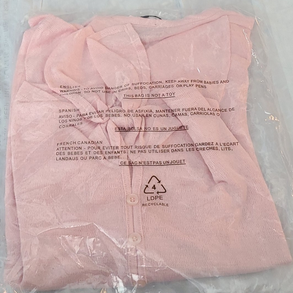 Sanctuary Chelsea Tie Front Sweater in Pink - Picture 5 of 5